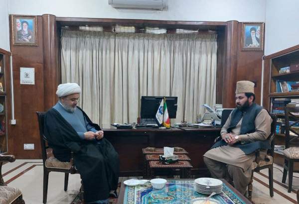 الدكتور حميد شهرياري يلتقي مع رئيس حركة الوحدة الاسلامية الباكستانية  