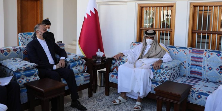امیر قطر بر اهمیت روابط با ایران تأکید کرد
