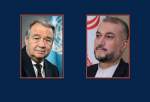 گفت‌وگوی امیرعبداللهیان و دبیرکل سازمان ملل درباره روند مذاکرات وین