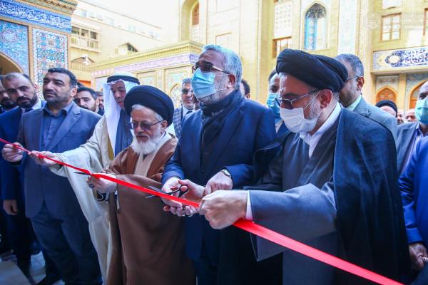 ایرانی اور عراقی شخصیات کی موجودگی میں روضہ امام علی علیہ السلام کی لائبریری کا افتتاح  