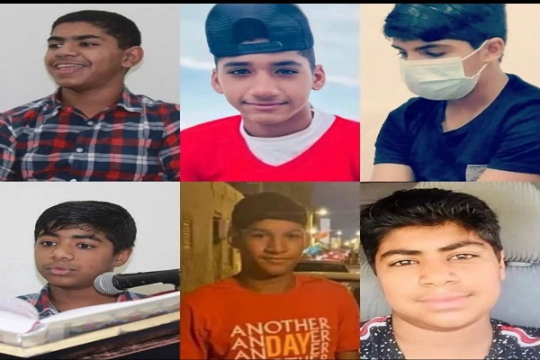 تمدید یک هفته‌ای بازداشت 6 کودک بحرینی برای ششمین بار متوالی
