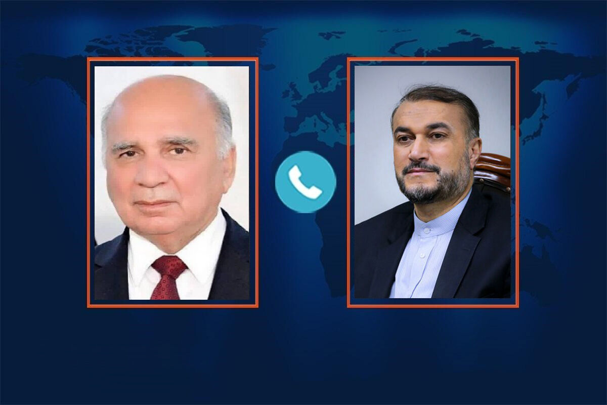 وزير الخارجية الايراني يؤكد ونظيره العراقي على وقف الحرب في اليمن
