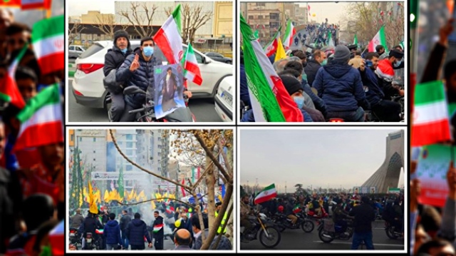البيان الختامي لمسيرات انتصار الثورة يدين مواقف الغرب بشأن المبادئ الدفاعية الإيرانية