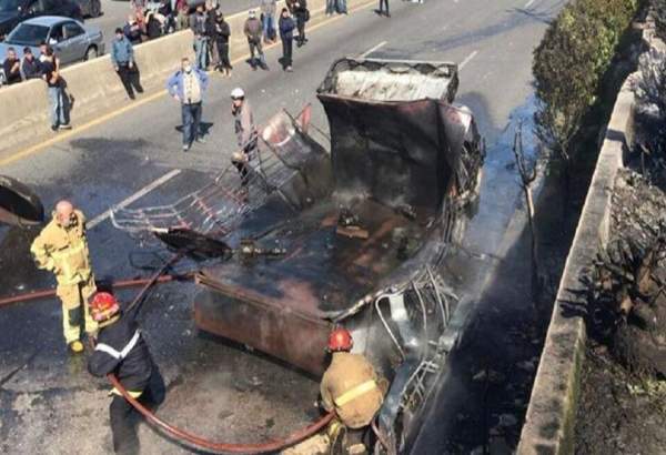انفجار مهیب کامیون حامل سوخت در شمال بیروت
