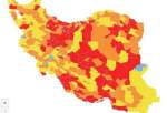 کاهش تعداد شهرهای قرمز کرونایی در کشور