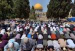حضور ۳۰ هزار فلسطینی در نماز جمعه امروز «مسجدالاقصی»