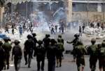 درگیری شدید فلسطینیان و صهبونیست ها در نابلس