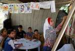 A pencil to draw Palestinian children