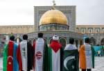العتبة الرضوية تقدم برامج "يوم القدس" للزوار الأجانب