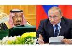 پیام تبریک پادشاه سعودی به پوتین به مناسبت «روز پیروزی»