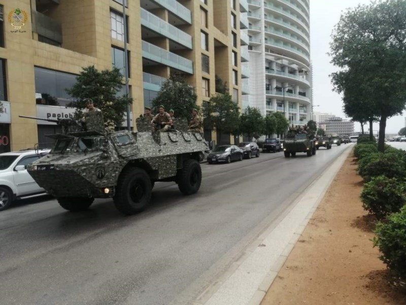 الجيش اللبناني يستكمل انتشاره في مختلف المناطق اللبنانية‎  
