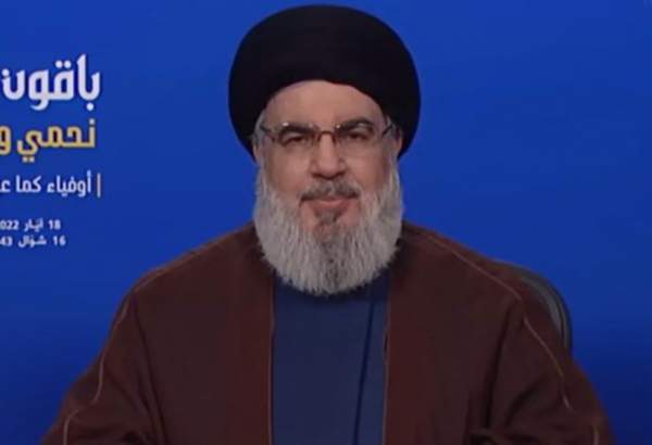 Hezbollah leader hails adherence of people to resistance in parliamentary election