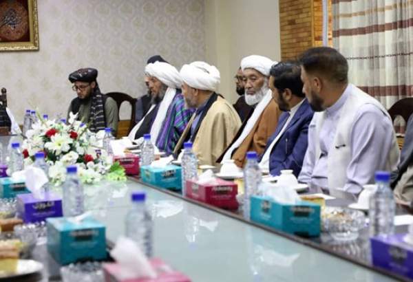 طالبان کے نائب وزیر اعظم ki افغان شیعہ علما سے ملاقات