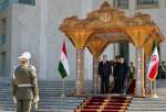 مراسم استقبال از رئیس جمهور تاجیکستان در مجموعه سعدآباد تهران  