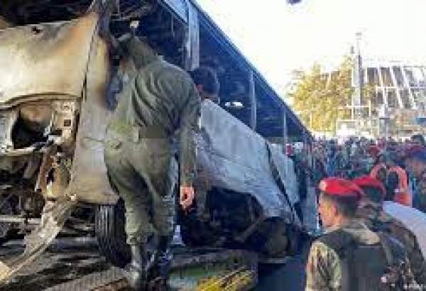 حمله به اتوبوس حامل نظامیان سوریه در رقه