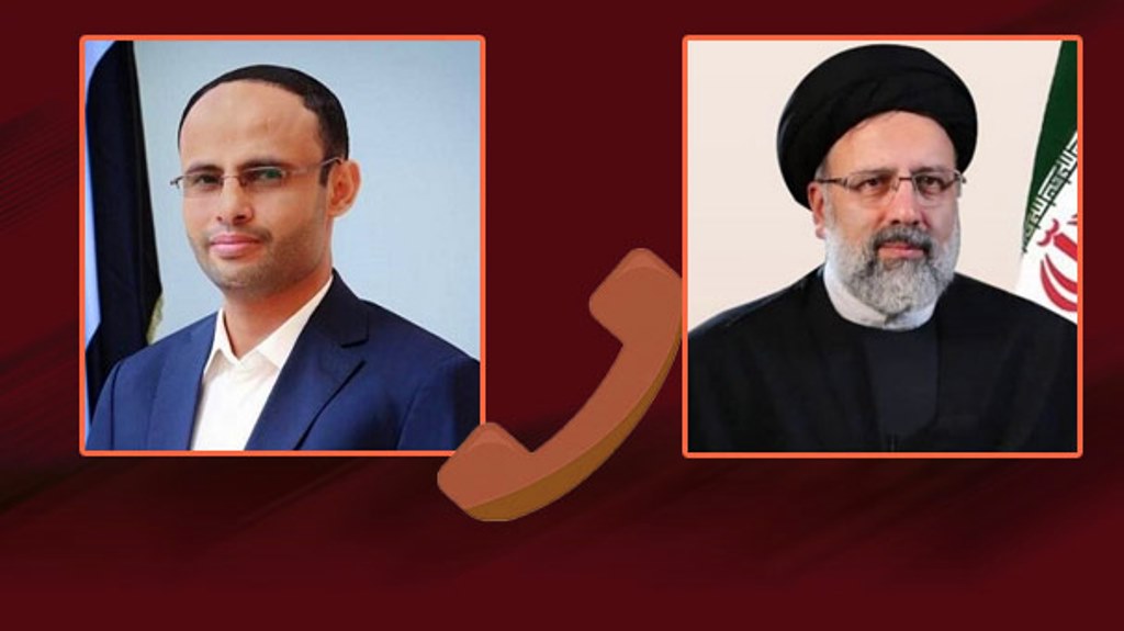 اية الله رئيسي، خلال اتصال هاتفي مع رئيس المجلس السياسي الأعلى اليمني مهدي المشّاط
