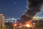 آتش‌سوزی مهیب در سازه‌های صنعتی حیفا  