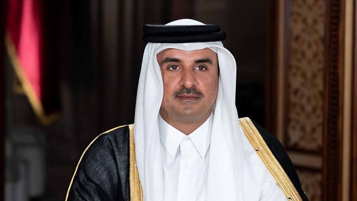امير قطر يعزي بضحايا السيول الاخيرة فی ایران