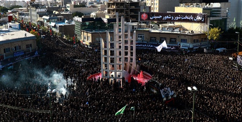 مدن ايران تحيي ذكرى عزاء الامام الحسين (ع) في يوم تاسوعاء  