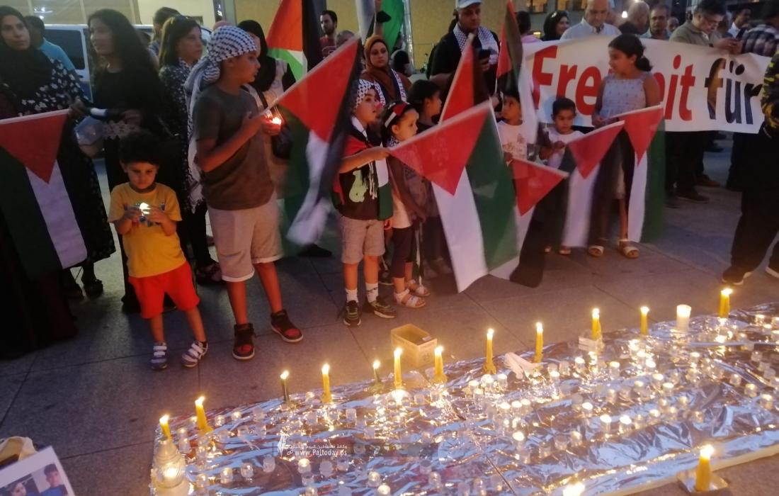 بزرگداشت شهدای غزه در آلمان  