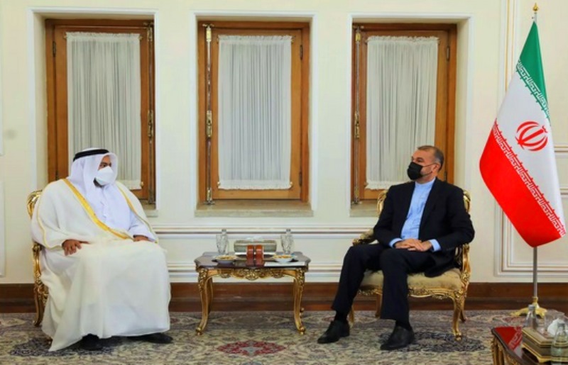 مساعد وزير الخارجية القطري يلتقي أمير عبد اللهيان