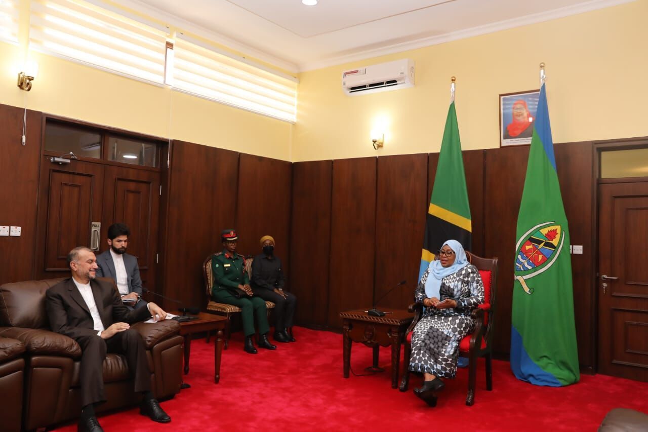 أمير عبداللهيان يلتقي رئيسة تنزانيا