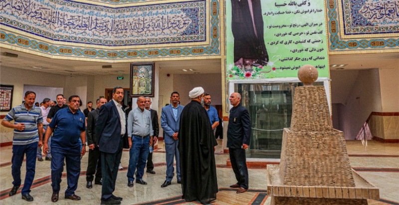 مدرسون عراقيون يزورون ثانوية الإمام الرضا (ع) للعلوم والمعارف الإسلامية