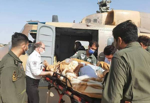 سه بالگرد ارتش برای انتقال زائران در مرز مهران مستقر شدند