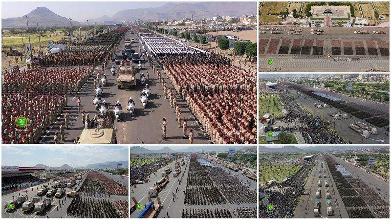 Ansarullah military parade concurrent with 21st revolution anniversary (photo)  