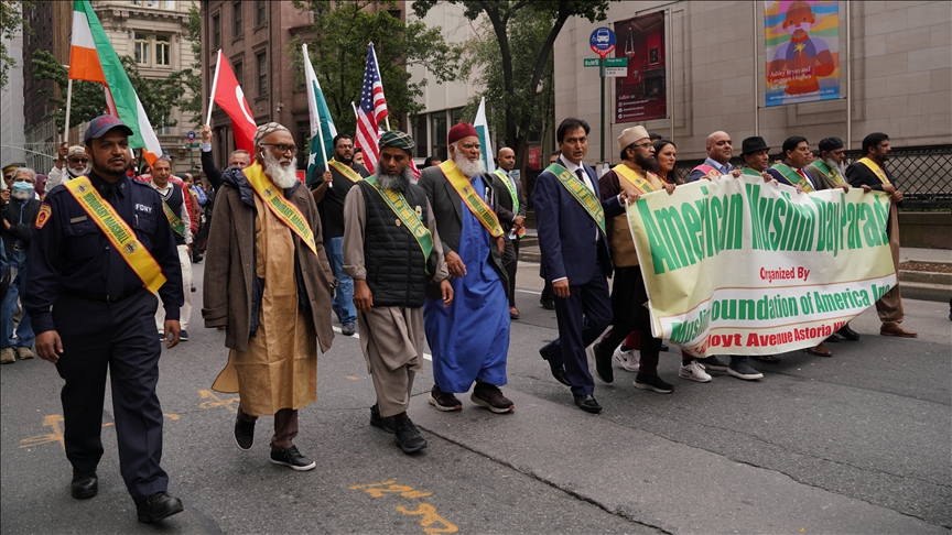 برگزاری راهپیمایی «روز مسلمان» در نیویورک