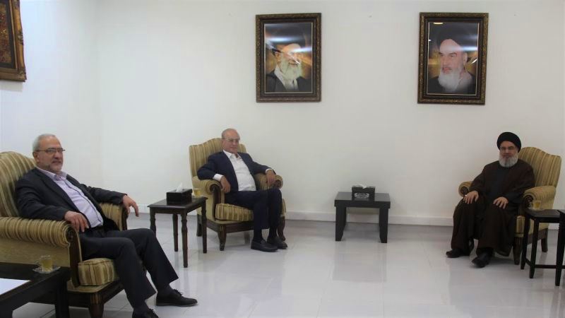 السيد نصر الله يستقبل وئام وهاب رئيس حزب التوحيد العربي
