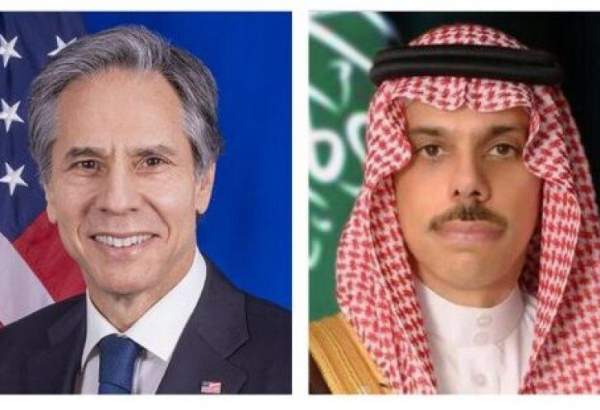 سعودی عرب اور امریکہ کے وزرائے خارجہ کے درمیان ٹیلی فونک گفتگو