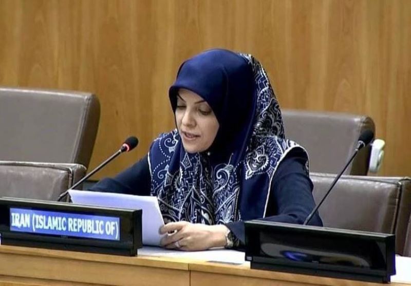 سفيرة ومساعدة ممثلية الجمهورية الإسلامية الإيرانية الدائمة في منظمة الأمم المتحدة "زهرا ارشادي"