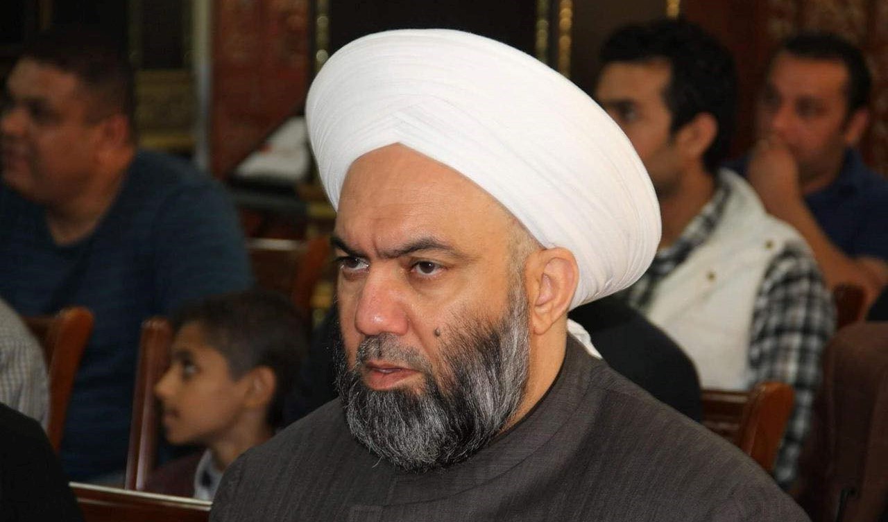 رئيس جماعة علماء العراق، الشيخ خالد الملا (أرشيف)