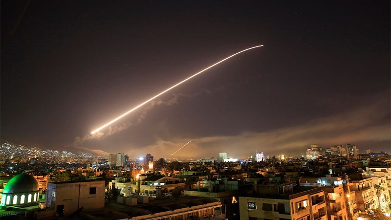 عدوان صهيوني جديد على سورية والدفاعات الجوية تتصدى