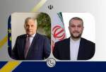 گفتگوی تلفنی وزرای امور خارجه جمهوری اسلامی ایران و ایتالیا