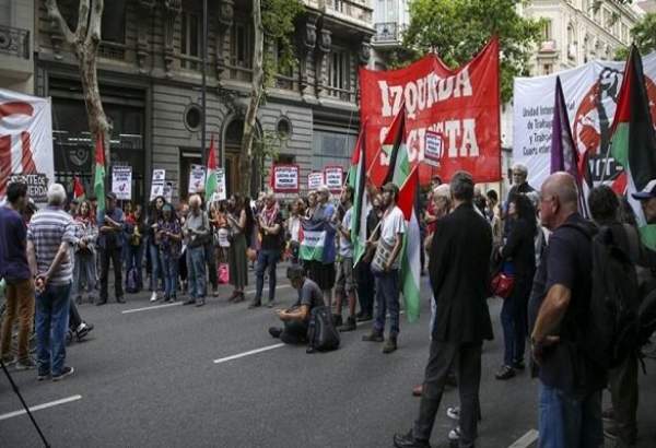 Rassemblement de masse en Argentine pour soutenir la Palestine