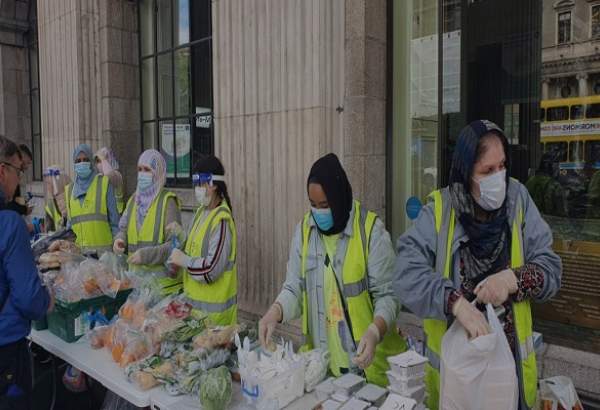 زنان مسلمان ایرلندی 500 وعده غذایی برای نیازمندان تهیه کردند