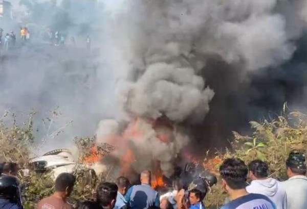 هواپیمایی در نپال با 72 سرنشین سقوط کرد