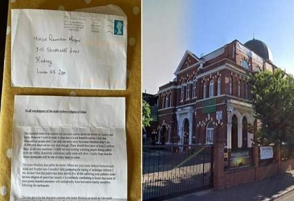 نگرانی مسلمانان از ارسال نامه‌های اسلام هراسانه به دو مسجد در لندن