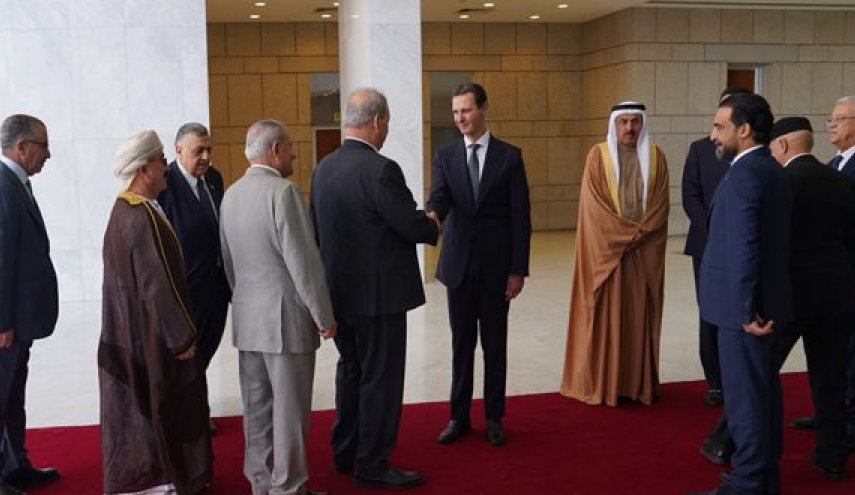 الرئيس السوري يستقبل وفداً من الاتحاد البرلماني العربي