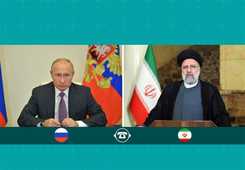 الرئيس الايراني يبحث ونظيره الروسي اخر المستجدات بين طهران وموسكو