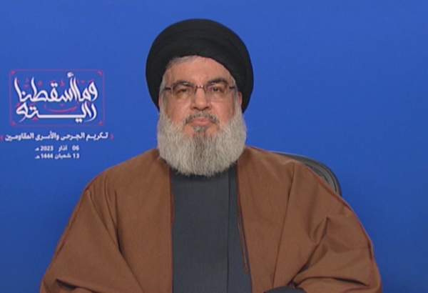 Nasrallah says Israeli regime decisions reinforce perseverance of Palestinians