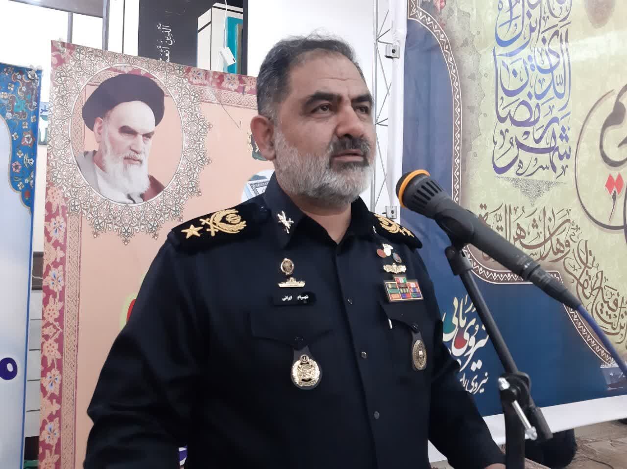 قائد القوة البحرية : اقتدار الجمهورية الاسلامية تعاظم بتطوير القدرات الدفاعية للبلاد