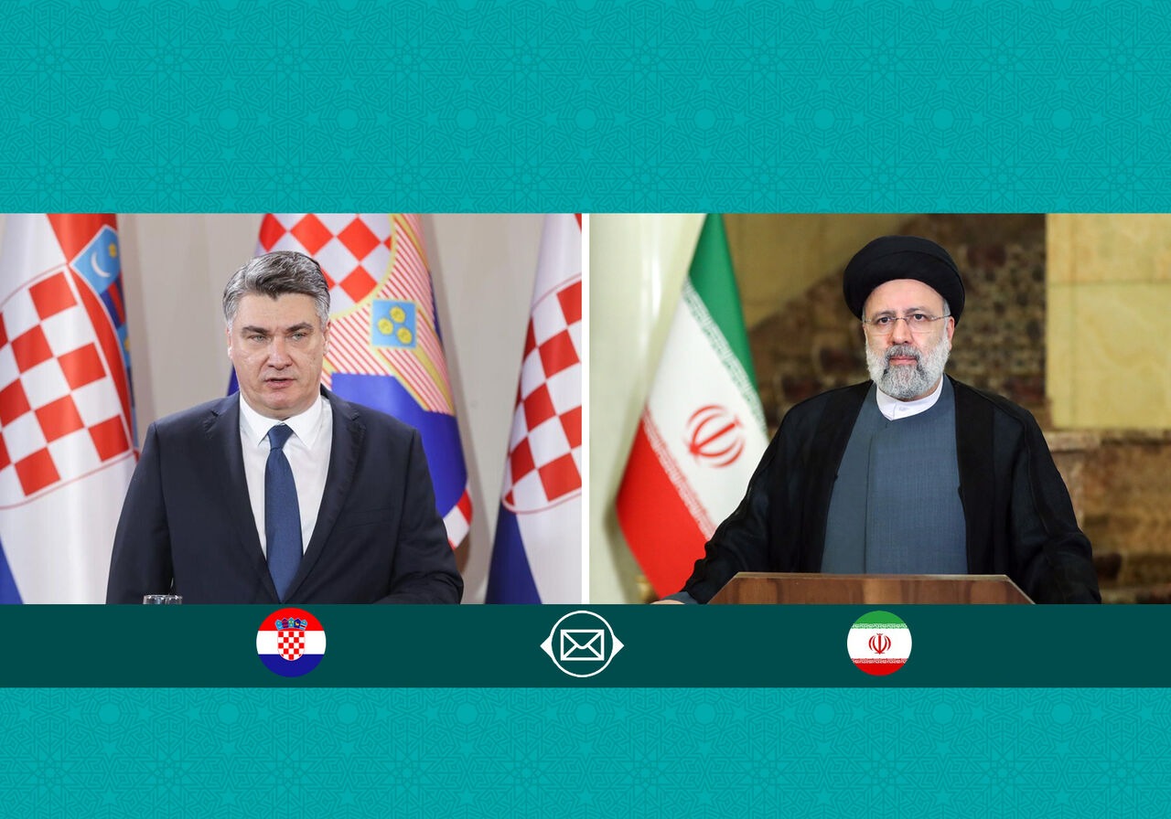 رسالة تهنئة من رئيس كرواتيا إلى الرئيس الإيراني بمناسبة عيد النوروز