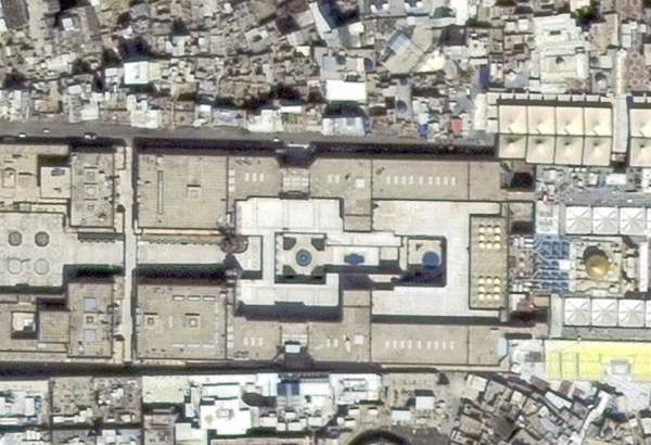 اولین تصویر ماهواره‌ «خیام» از حرم مطهر امیرالمومنین (ع) منتشر شد