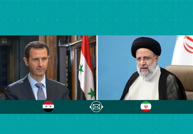 آية الله رئيسي يهنئ نظيره السوري باليوم الوطني (عيد الجلاء) لبلاده