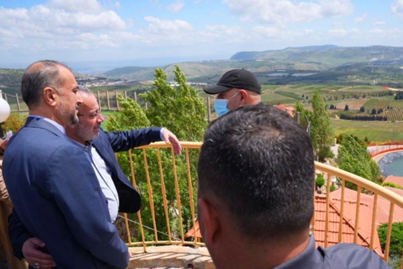 صور .. وزير الخارجية الايراني يزور مارون الرأس الحدودية (جنوب لبنان)  