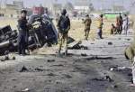 کشته و زخمی شدن ۲۲ نیروی امنیتی پاکستانی در حمله انتحاری