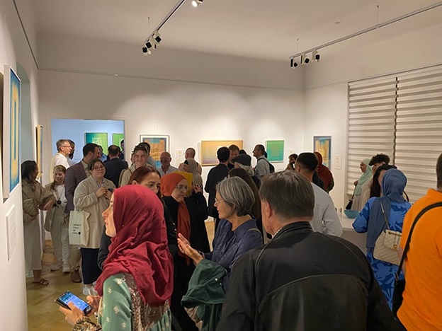 افتتاح نمایشگاه خوشنویسی اسماء الحسنی در وین